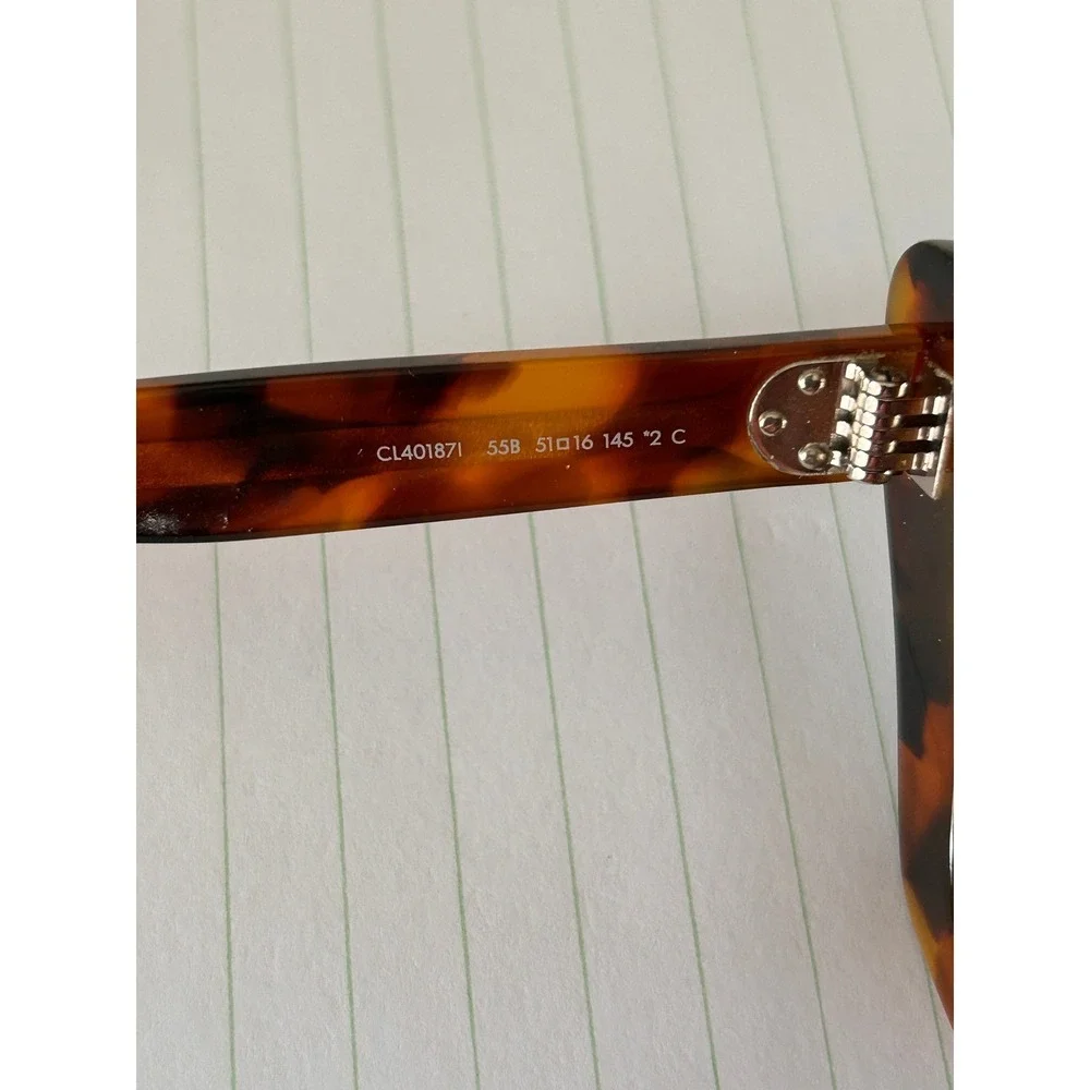 Celine CL40187I Cat Eye Sunglasses Dark Havana Tortoise Shell Made in Italy 51mm